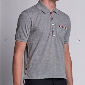 Thom Browne Short Sleeve Polo Shirt